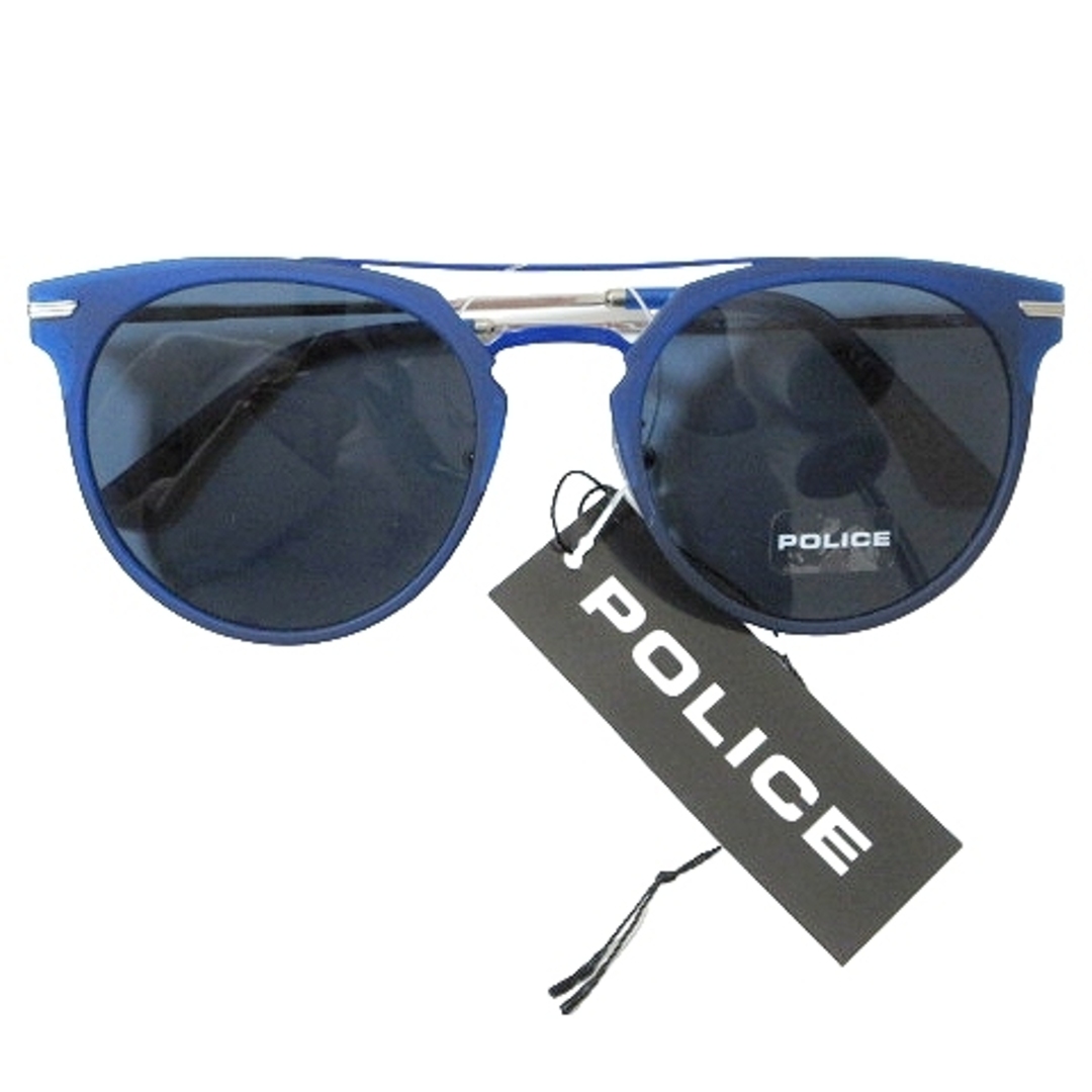 POLICE(ポリス)のポリス タグ付き サングラス ボストン ダブルブリッジ 54□22 IBO53 メンズのファッション小物(サングラス/メガネ)の商品写真