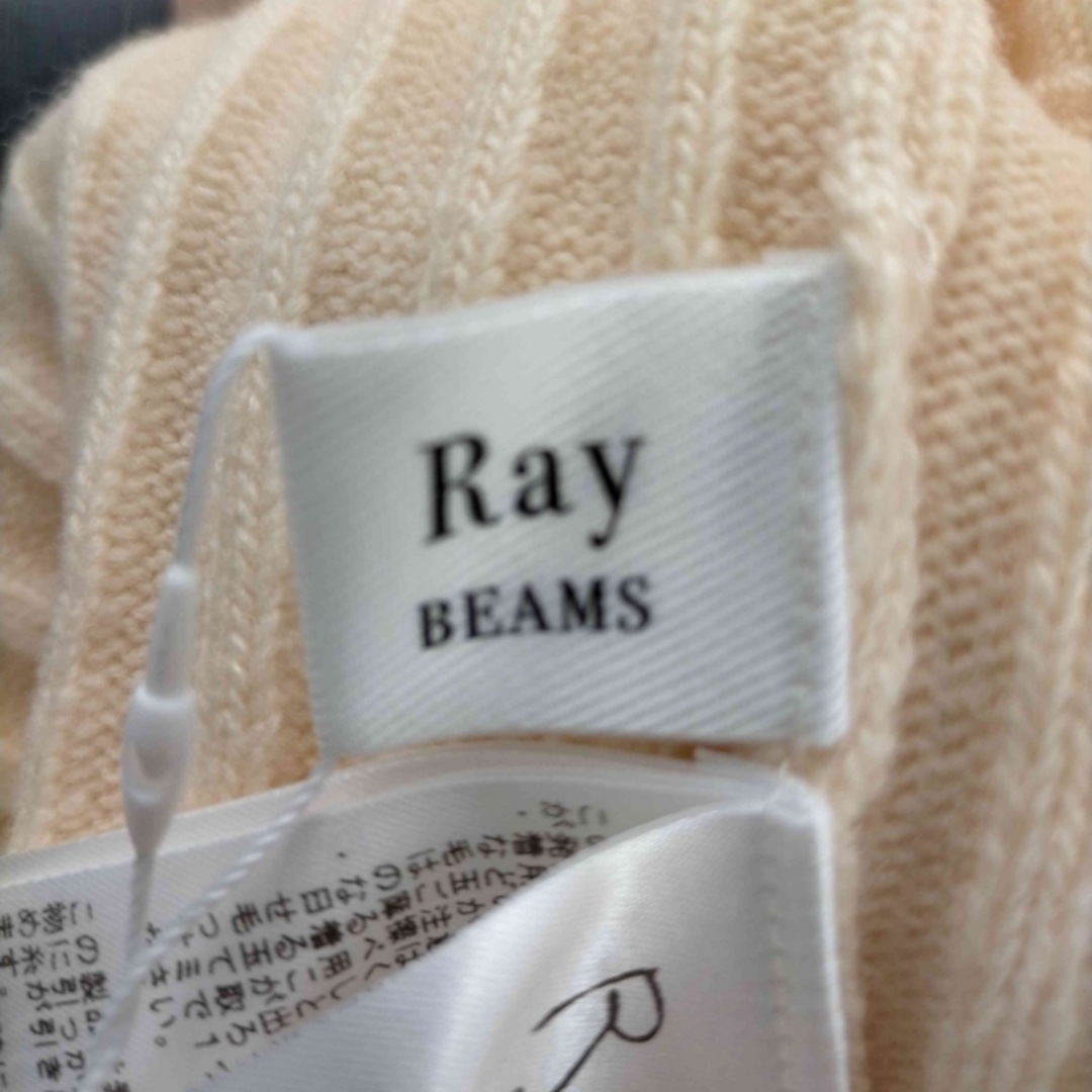 Ray BEAMS(レイビームス)のRay BEAMS(レイビームス) 21AW リブバックリボンハイネックニット レディースのトップス(ニット/セーター)の商品写真