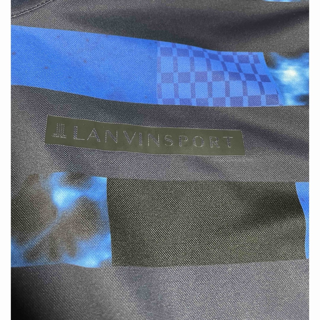 LANVIN(ランバン)の【美品】LANVIN SPORT ランバン スポール ゴルフ ハーフジップ 42 スポーツ/アウトドアのゴルフ(ウエア)の商品写真