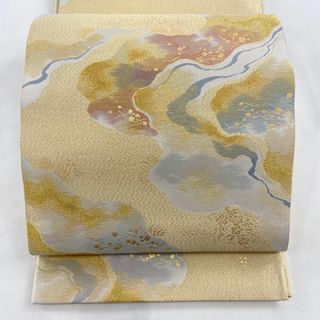 袋帯 美品 名品 正絹 【中古】(帯)