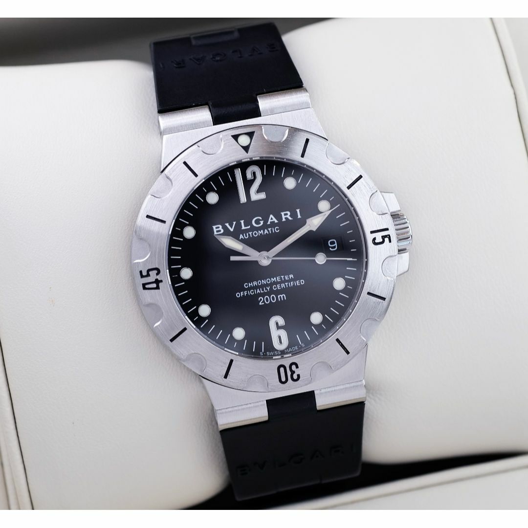 BVLGARI(ブルガリ)の美品 ブルガリ ディアゴノ スクーバ クロノメーター メンズ Bvlgari  メンズの時計(腕時計(アナログ))の商品写真