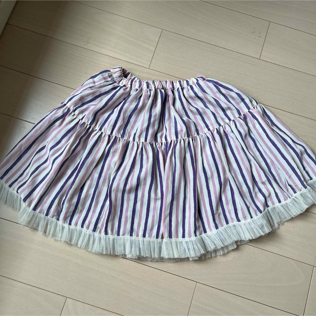 KP(ニットプランナー)のKP リバーシブルスカート　140 キッズ/ベビー/マタニティのキッズ服女の子用(90cm~)(スカート)の商品写真