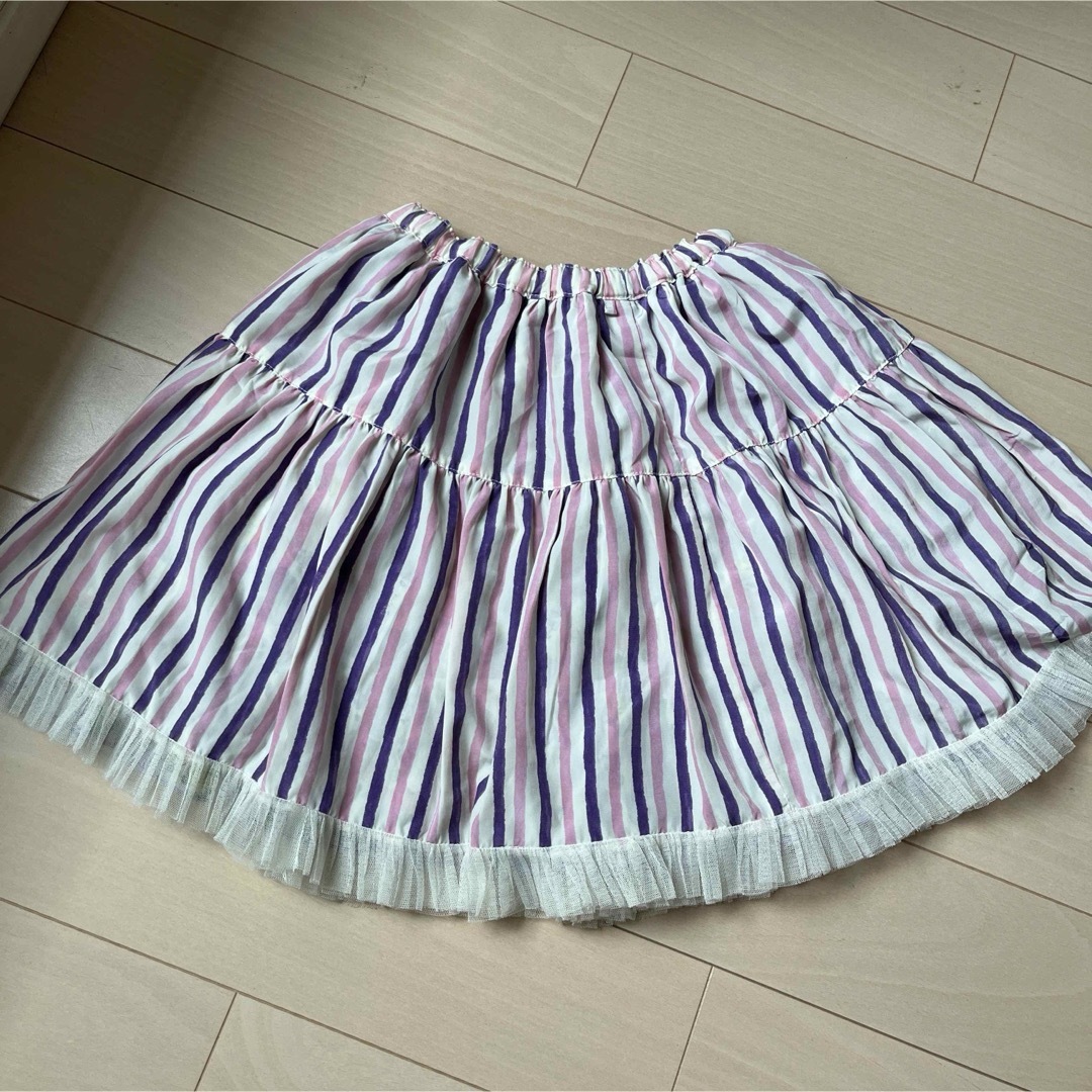 KP(ニットプランナー)のKP リバーシブルスカート　140 キッズ/ベビー/マタニティのキッズ服女の子用(90cm~)(スカート)の商品写真