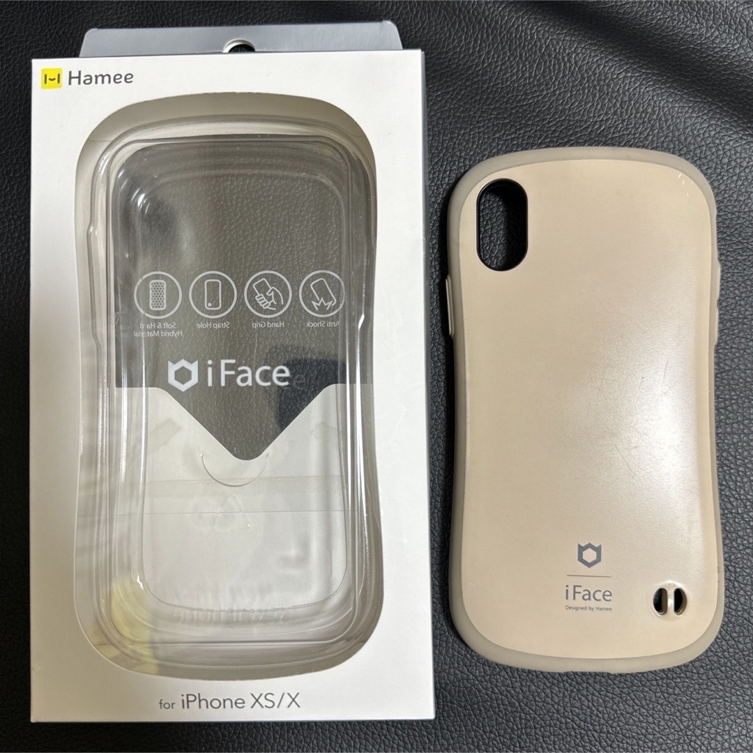 Hamee(ハミィ)のiPhoneX XS iFace カフェラテ スマホ/家電/カメラのスマホアクセサリー(iPhoneケース)の商品写真