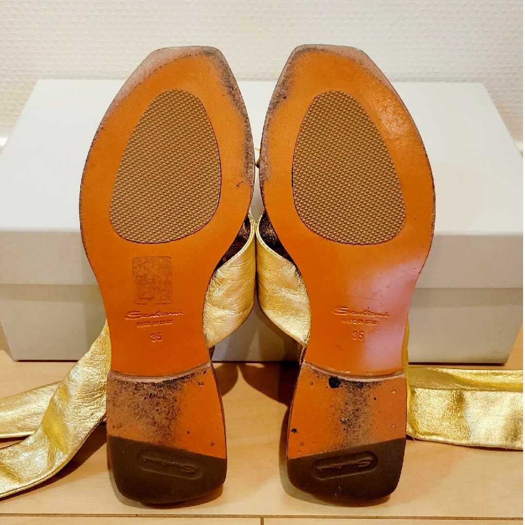 Santoni(サントーニ)の❤️美品❤️【Santoni】23㎝レディースサンダル レディースの靴/シューズ(サンダル)の商品写真