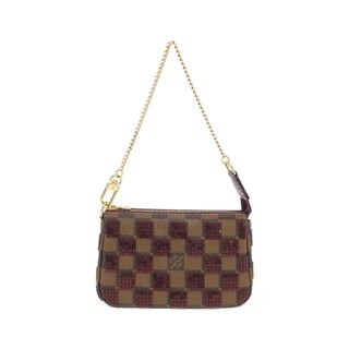 ルイヴィトン(LOUIS VUITTON)のルイヴィトン ダミエ パイエット ミニ ポシェット アクセソワール N63177 アクセサリーポーチ(その他)