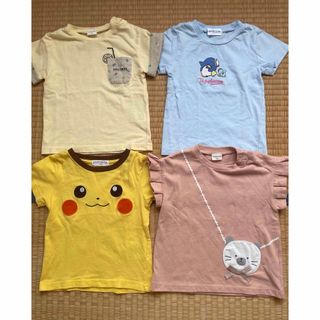 アカチャンホンポ(アカチャンホンポ)のポケモンピカチュー　アカチャンホンポ　まとめ売り90  半袖Tシャツ　ポシェット(Tシャツ/カットソー)