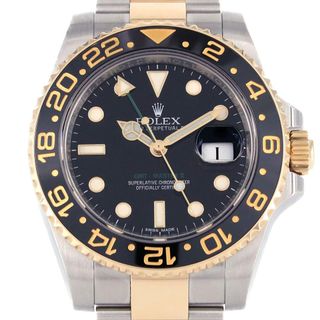 ロレックス(ROLEX)のロレックス GMTマスターⅡ 116713LN SSxYG 自動巻 ランダム番(腕時計(アナログ))