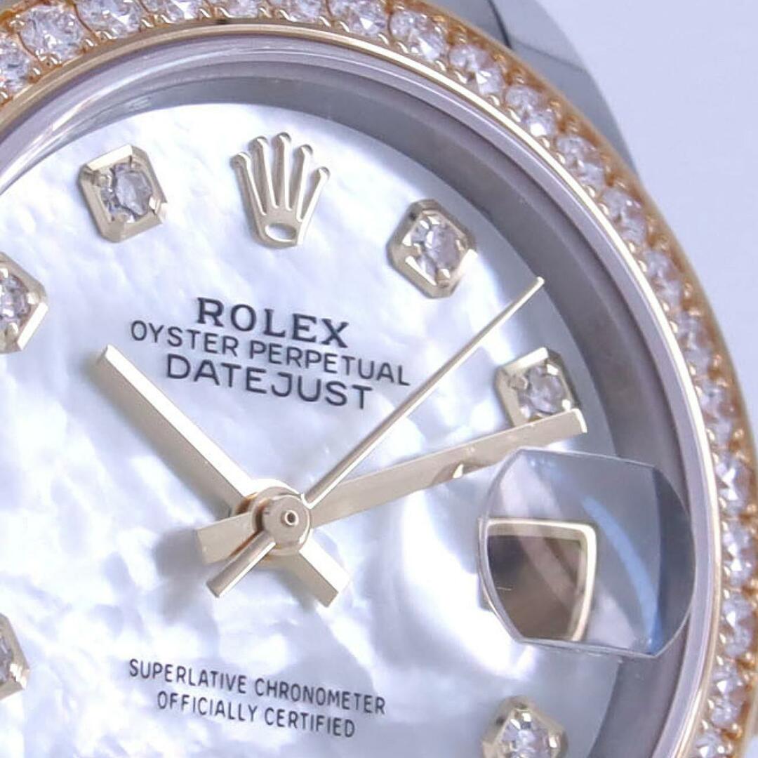 ROLEX(ロレックス)のロレックス デイトジャスト 279383RBR SSxYG 自動巻 ランダム番 レディースのファッション小物(腕時計)の商品写真