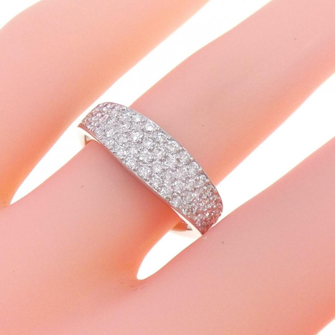 キラキラ!0.66ct ダイヤモンド K18 YG パヴェ リング 鑑別書付 キラキラ!0.66ct ダイヤモンド K18 YG パヴェ リング 鑑別書付