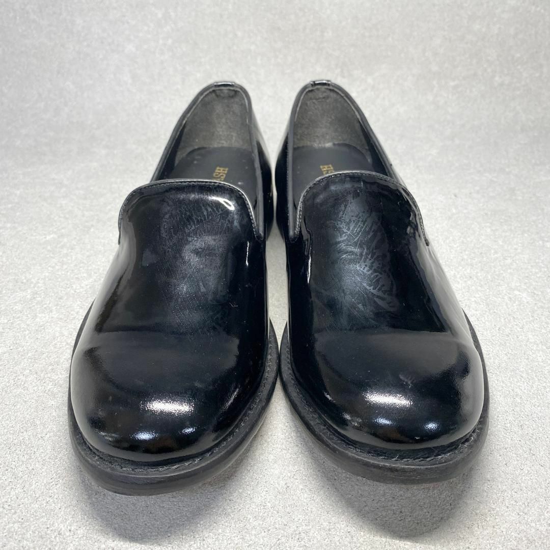 BICASH(ビカーシ)の未使用 ビカーシ 43 27cm相当 レザースリッポンシューズ ブラック メンズの靴/シューズ(スリッポン/モカシン)の商品写真