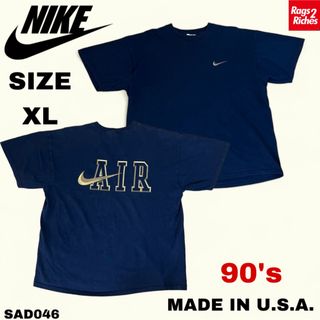 ナイキ(NIKE)の90’s NIKE AIR MADE IN USAナイキ エアー 両面プリントT(Tシャツ/カットソー(半袖/袖なし))