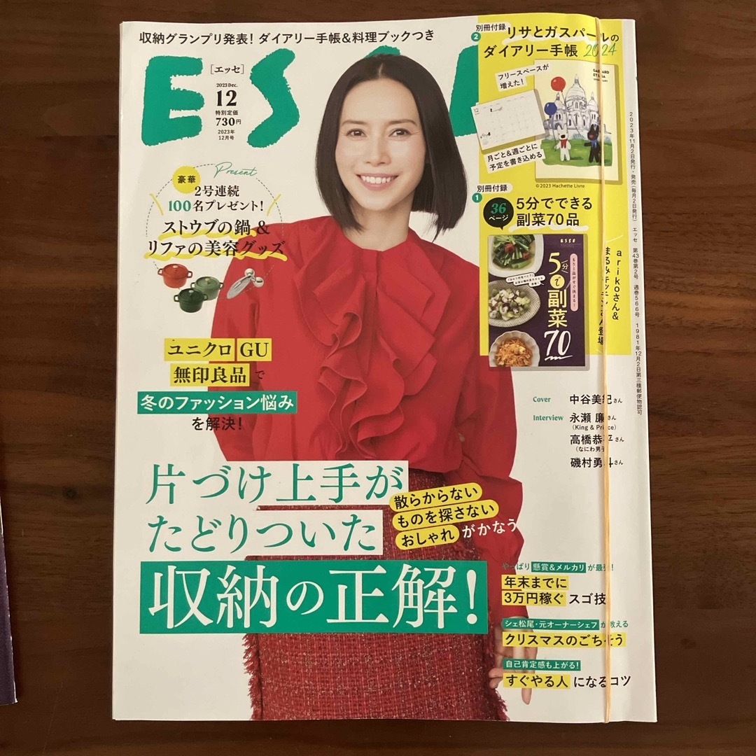 ESSE 2023年 12月号 別冊付録付  エンタメ/ホビーのトレーディングカード(その他)の商品写真