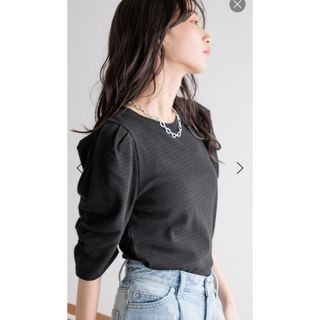 ローリーズファーム(LOWRYS FARM)の公式サイト売り切れ⭐︎ローリーズファーム　パワショルカット(Tシャツ(半袖/袖なし))