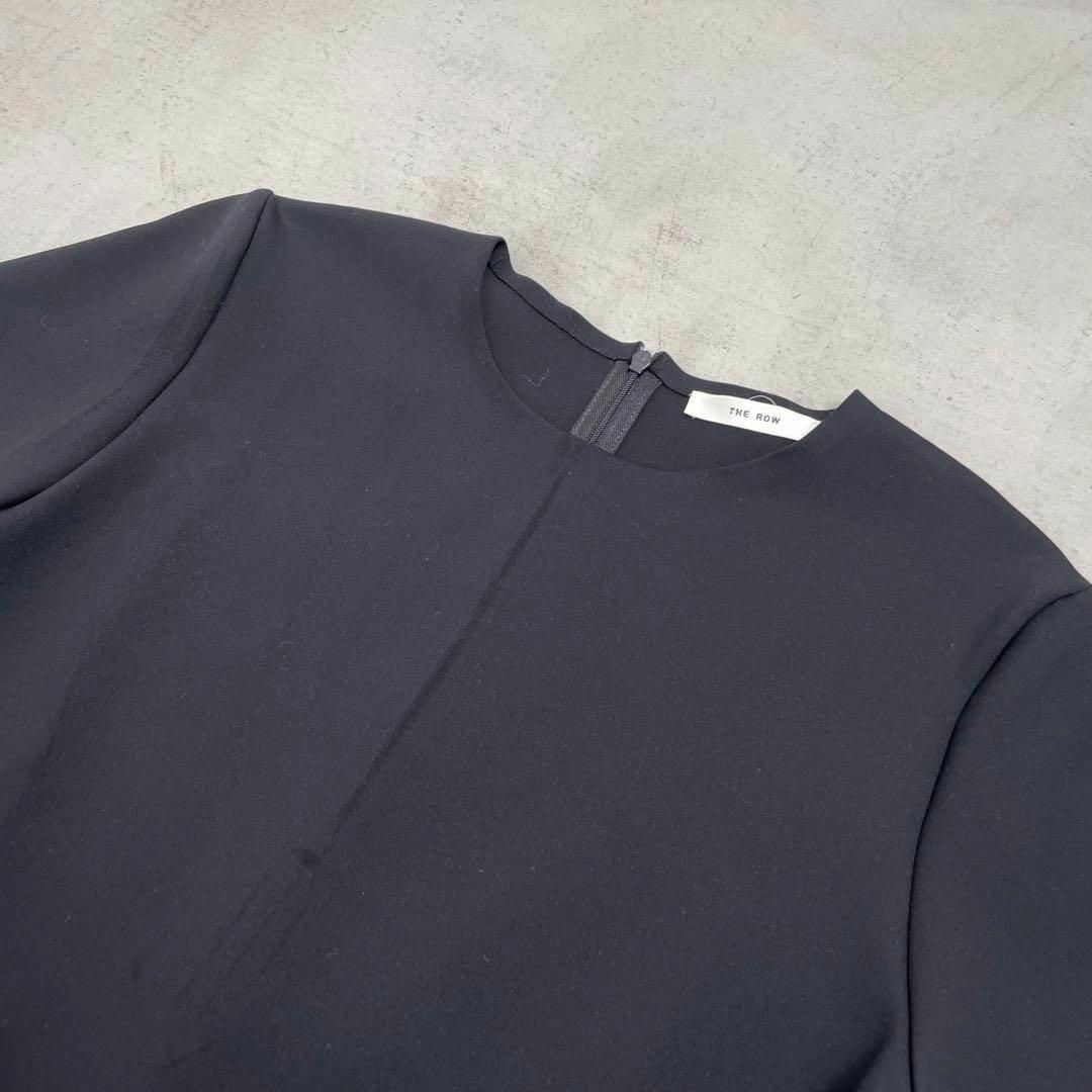 THE ROW(ザロウ)のTHE ROW ザロウ ナイロン 半袖 ブラウス カットソー ブラック S メンズのトップス(Tシャツ/カットソー(半袖/袖なし))の商品写真