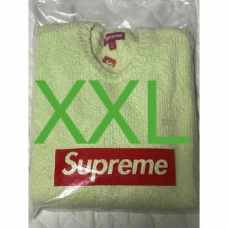 シュプリーム(Supreme)のSupreme Bouclé Small Box Sweater ライム XXL(ニット/セーター)