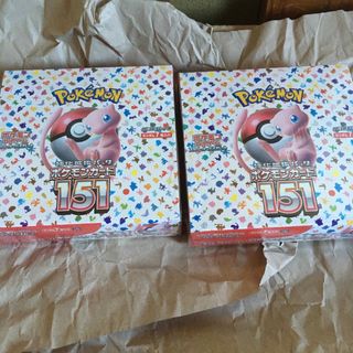 ポケモン(ポケモン)のポケモンカード151 2box シュリンク付き新品未開封(その他)