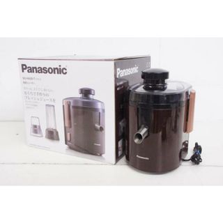 【中古】Panasonicパナソニック 高速ジューサー MJ-H600-T ブラウン(ジューサー/ミキサー)