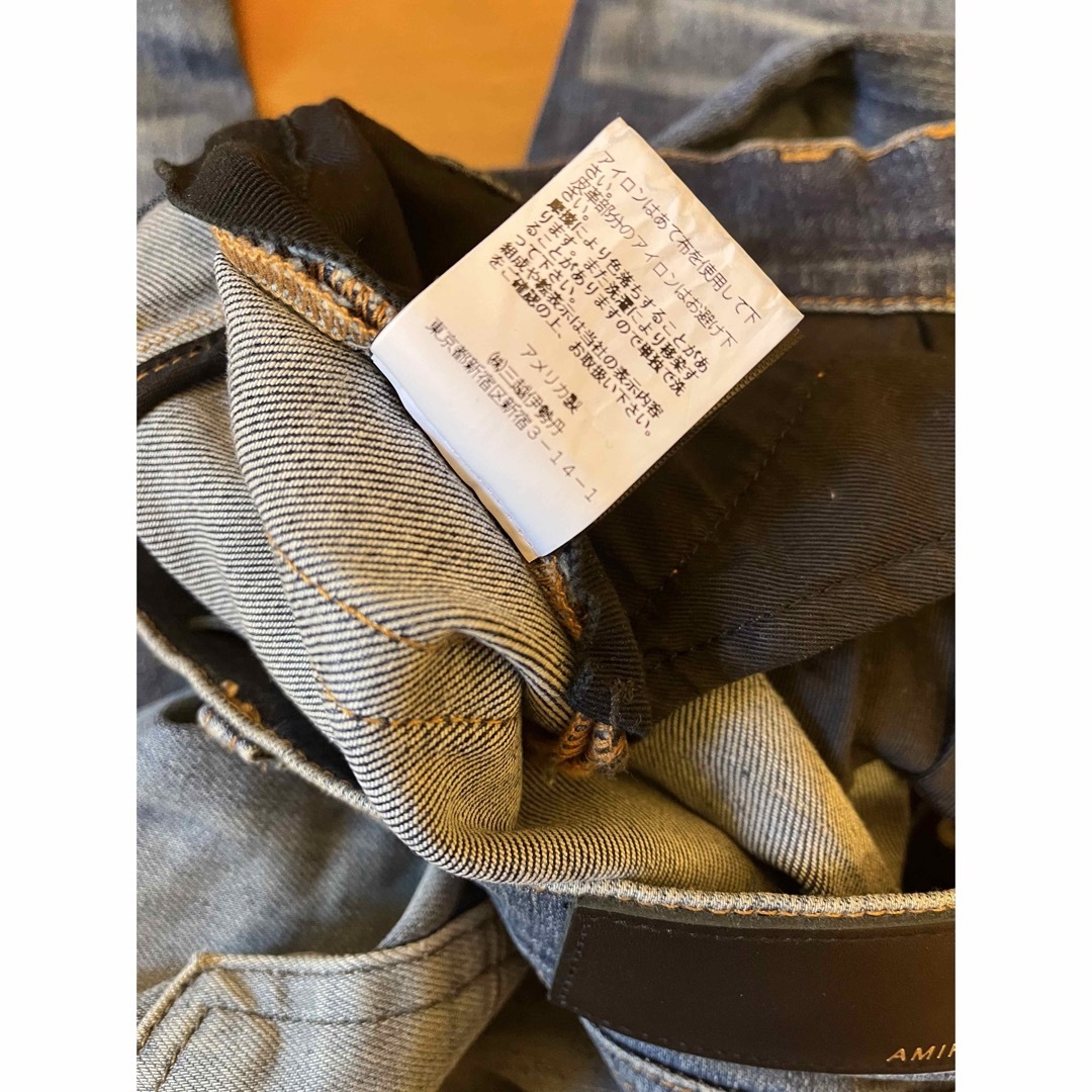 AMIRI - 国内正規 AMIRI アミリ MX-1 レザーパッチ デニムの通販 AMIRI - 国内正規 AMIRI アミリ MX-1 レザーパッチ デニムの通販