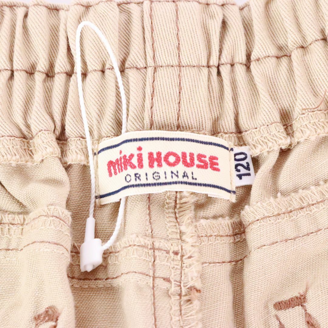 mikihouse(ミキハウス)のMIKI HOUSE　ミキハウス　子供服　半ズボン　ハーフパンツ　ベージュ　120 キッズ/ベビー/マタニティのキッズ服男の子用(90cm~)(パンツ/スパッツ)の商品写真