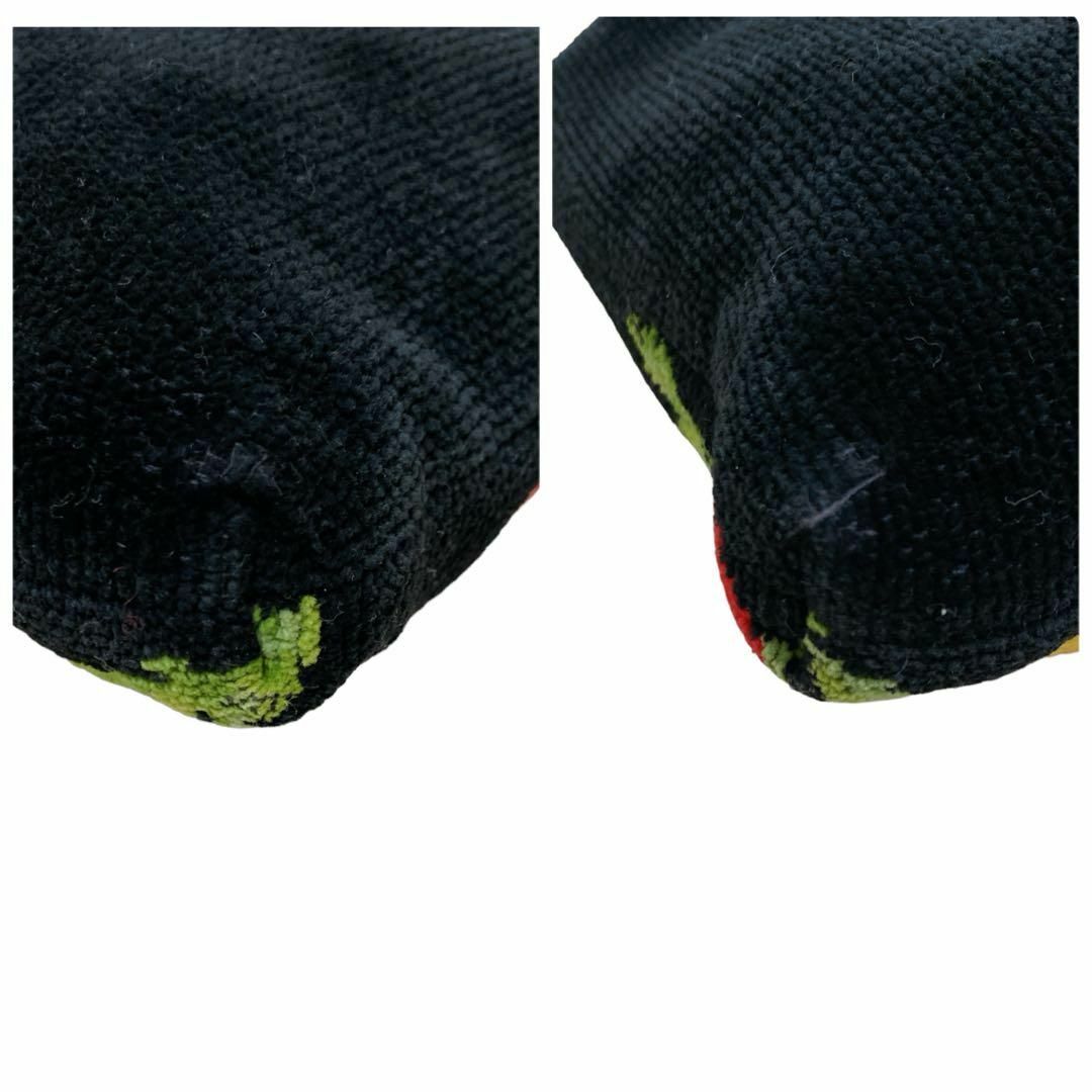 FEILER(フェイラー)の美品【フェイラー】ショルダーバッグ　ポシェット　ネコ　花柄　黒 レディースのバッグ(ショルダーバッグ)の商品写真