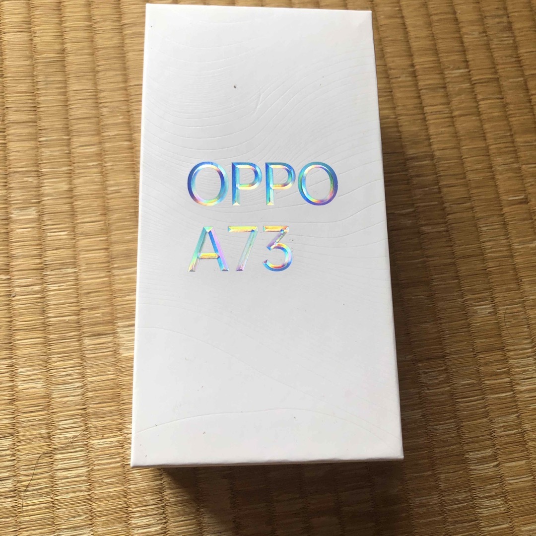 OPPO A73 ネービー ブルー　空箱 スマホ/家電/カメラのスマートフォン/携帯電話(スマートフォン本体)の商品写真