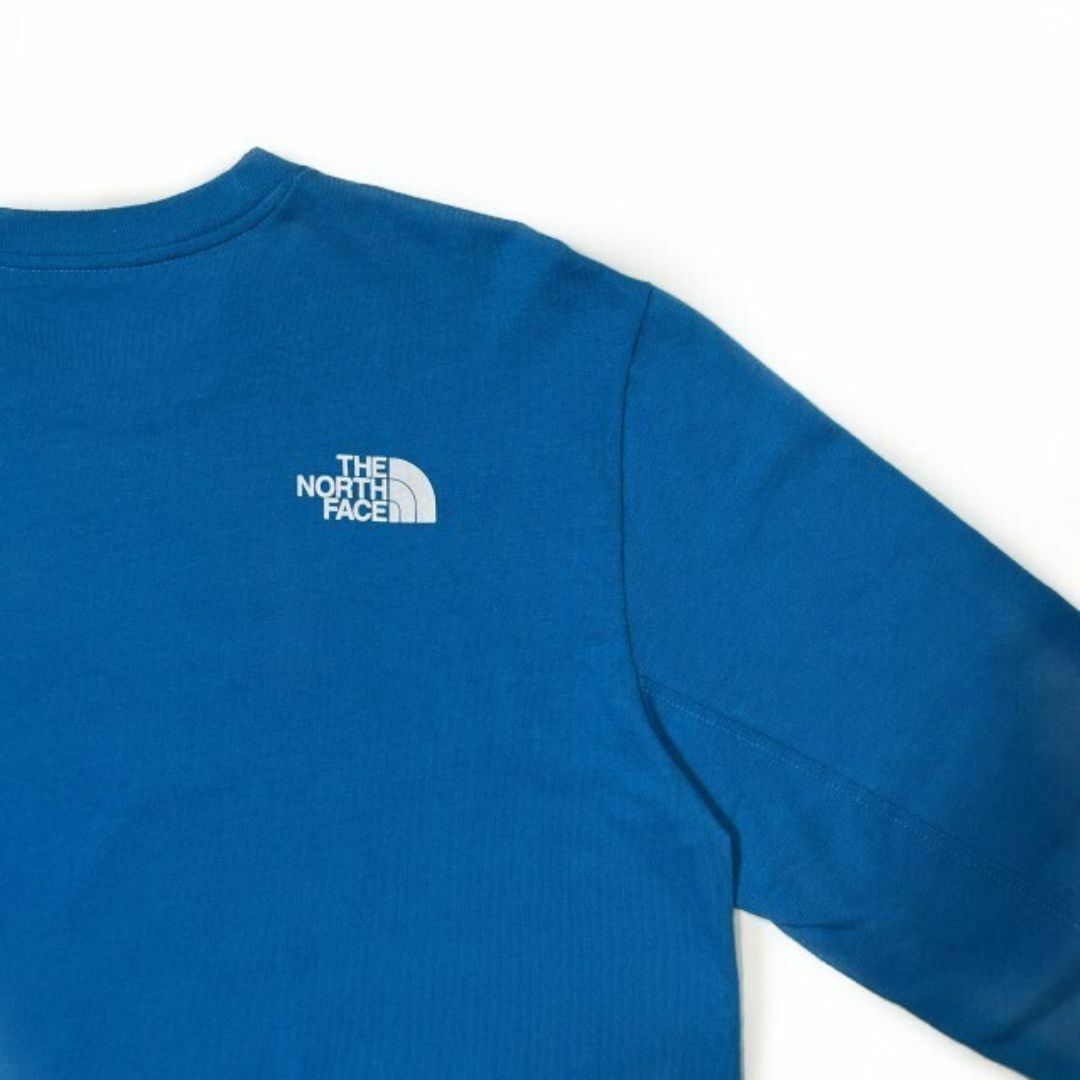 THE NORTH FACE(ザノースフェイス)のノースフェイス 長袖 Tシャツ US限定 立体ロゴ(XXL)青 180902 メンズのトップス(Tシャツ/カットソー(七分/長袖))の商品写真