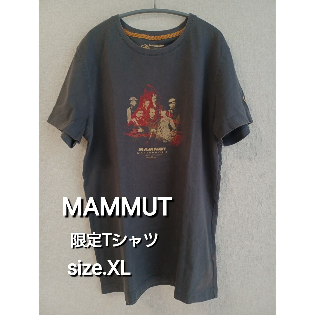 Mammut(マムート)のMAMMUT マッターホルン初登頂 150周年 限定Tシャツ メンズ XL メンズのトップス(Tシャツ/カットソー(半袖/袖なし))の商品写真