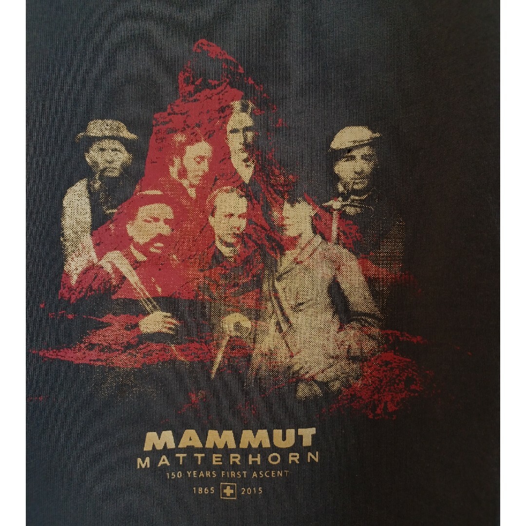 Mammut(マムート)のMAMMUT マッターホルン初登頂 150周年 限定Tシャツ メンズ XL メンズのトップス(Tシャツ/カットソー(半袖/袖なし))の商品写真