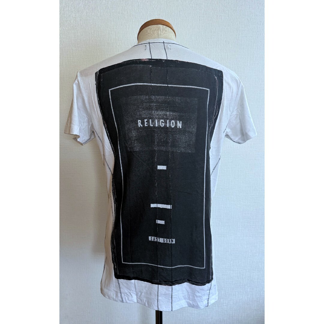 Religion レリジョン 半袖 Tシャツ バックプリント M メンズのトップス(Tシャツ/カットソー(半袖/袖なし))の商品写真