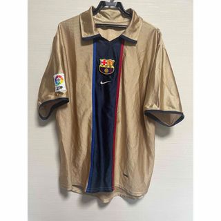 ナイキ(NIKE)の【希少/正規品】FCバルセロナ2001-2002 2nd ユニフォーム(ウェア)