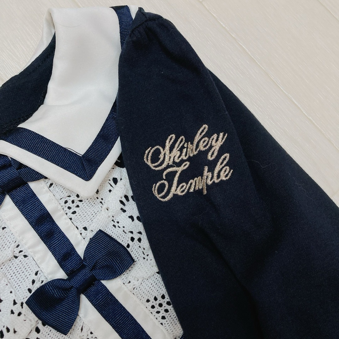 Shirley Temple(シャーリーテンプル)のShirleyTemple シャーリーテンプル　ワンピース　長袖　120 キッズ/ベビー/マタニティのキッズ服女の子用(90cm~)(ワンピース)の商品写真