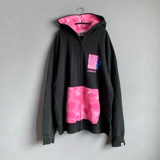 アベイシングエイプ(A BATHING APE)のAKB48 x A Bathing Ape スウェットパーカー  XXL エイプ(パーカー)