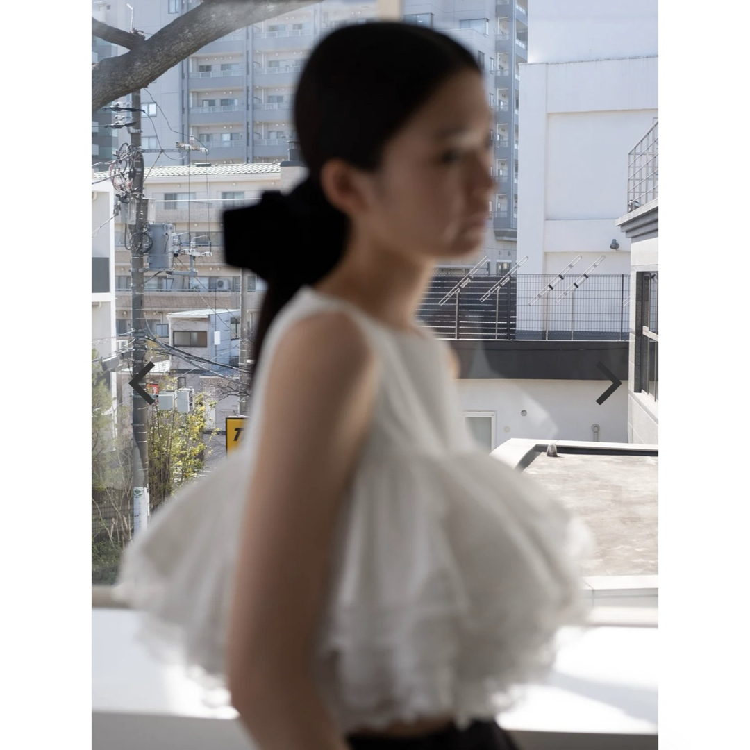 【新品タグ付き】bibiy / COLENNE TOP / WHITE レディースのトップス(タンクトップ)の商品写真