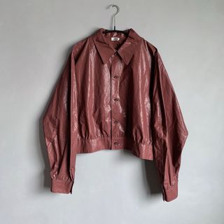 ビューティアンドユースユナイテッドアローズ(BEAUTY&YOUTH UNITED ARROWS)のH Beauty&Youth ドルマンスリーブ シャツジャケット ブラウン(ブルゾン)