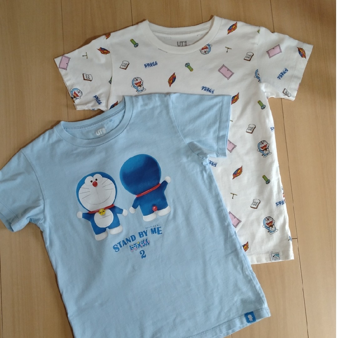 UNIQLO(ユニクロ)のドラえもんUＴセット キッズ/ベビー/マタニティのキッズ服男の子用(90cm~)(Tシャツ/カットソー)の商品写真
