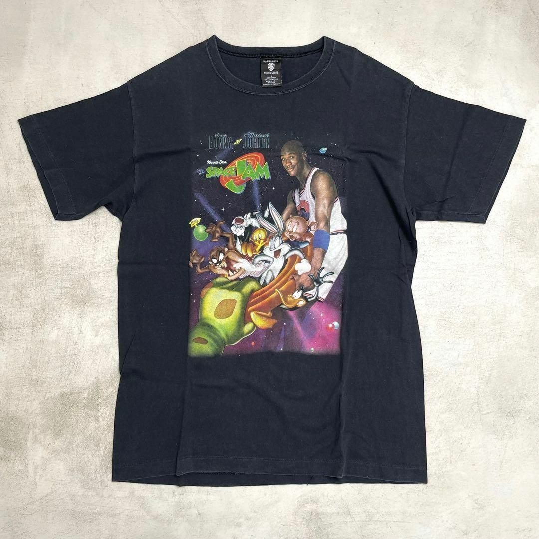 90s SPACE JAM スペース ジャム マイケルジョーダン 半袖 Tシャツ メンズのトップス(Tシャツ/カットソー(半袖/袖なし))の商品写真