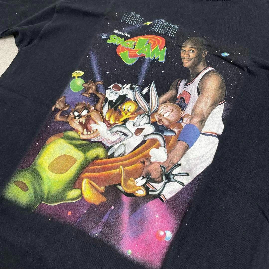 90s SPACE JAM スペース ジャム マイケルジョーダン 半袖 Tシャツ メンズのトップス(Tシャツ/カットソー(半袖/袖なし))の商品写真