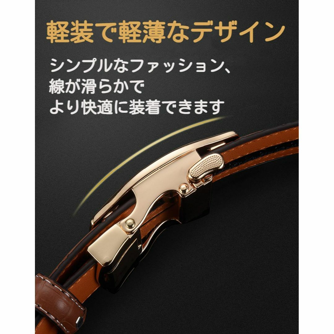 【色: ゴールドのバックル】[Chophilly&Co] オートロック式 ゴルフ メンズのファッション小物(その他)の商品写真