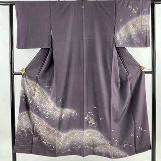 訪問着 身丈147cm 裄丈62.5cm 正絹 逸品 【中古】(着物)