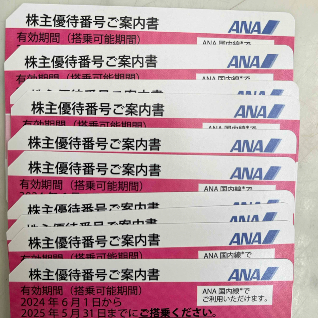 ANA(全日本空輸)(エーエヌエー(ゼンニッポンクウユ))の【最新】ANA全日空　株主優待10枚 チケットの優待券/割引券(その他)の商品写真