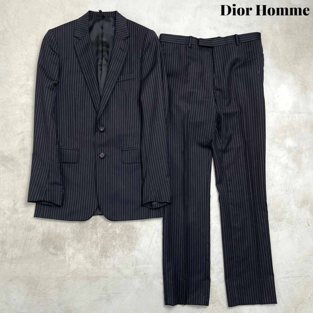 DIOR HOMME(ディオールオム)のDior Homme ディオール ストライプ セットアップ スーツ アーカイブ メンズのスーツ(その他)の商品写真