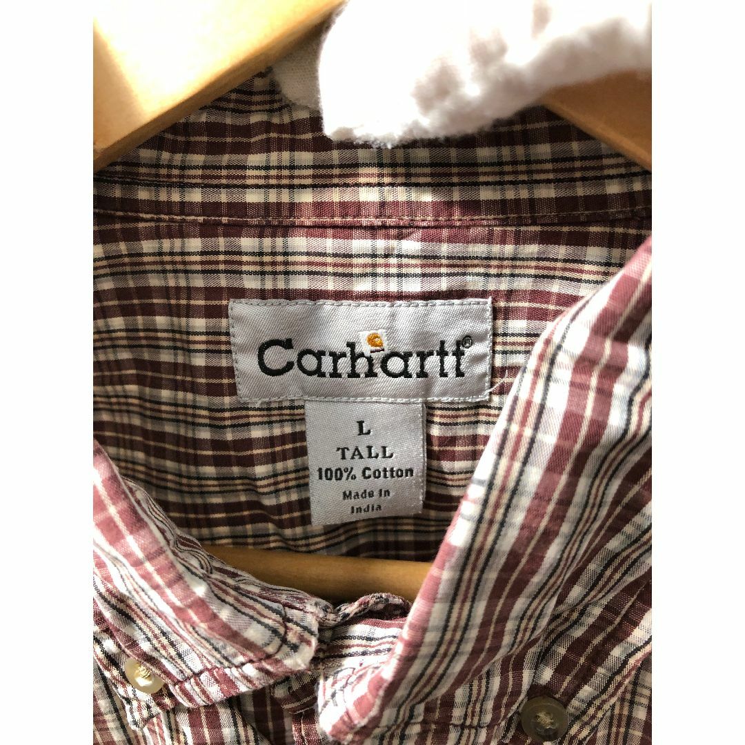 400541● carhartt S206 PRT 半袖 ボタンダウン チェック メンズのトップス(シャツ)の商品写真