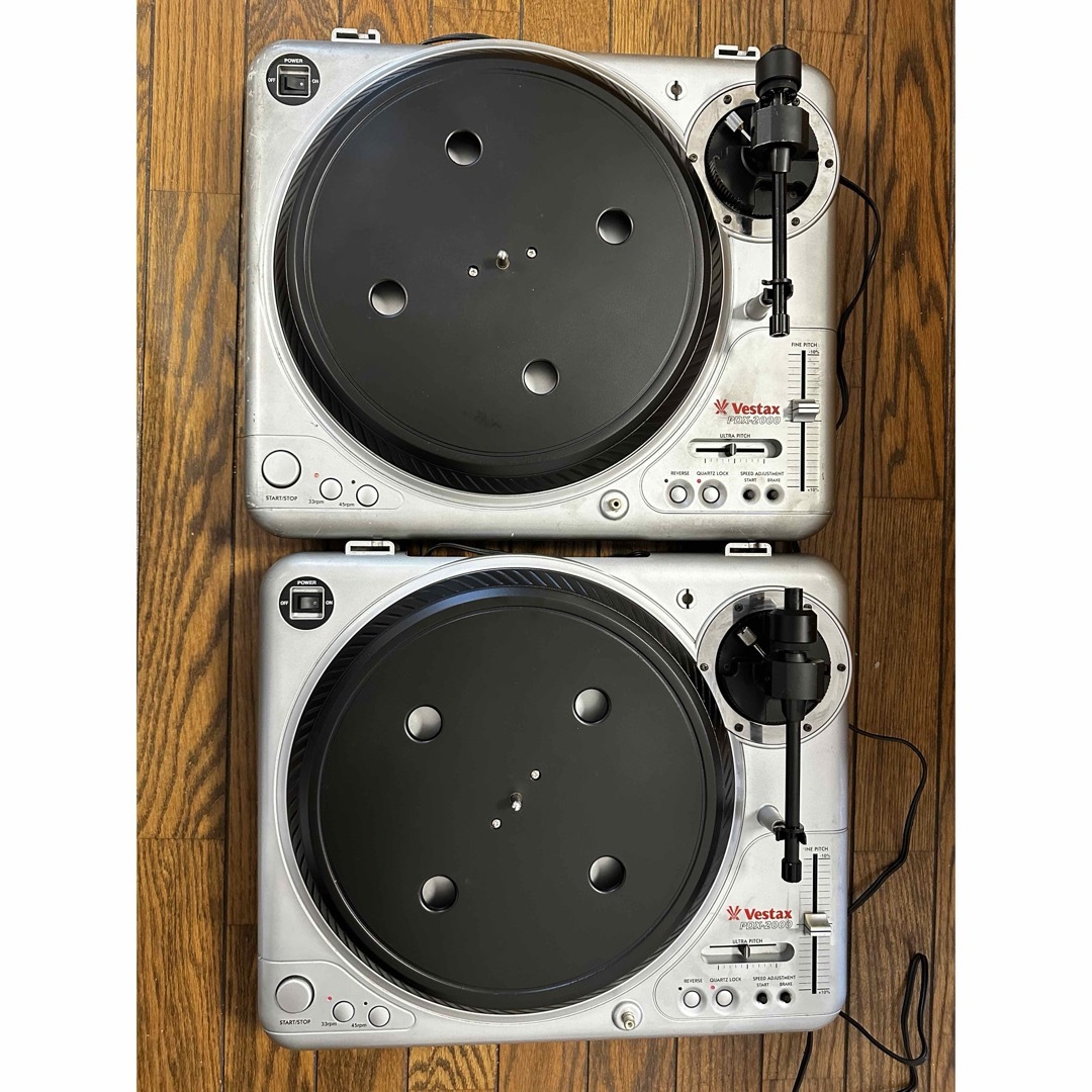 VESTAX PDX 2000 ターンテーブル2台  楽器のDJ機器(ターンテーブル)の商品写真