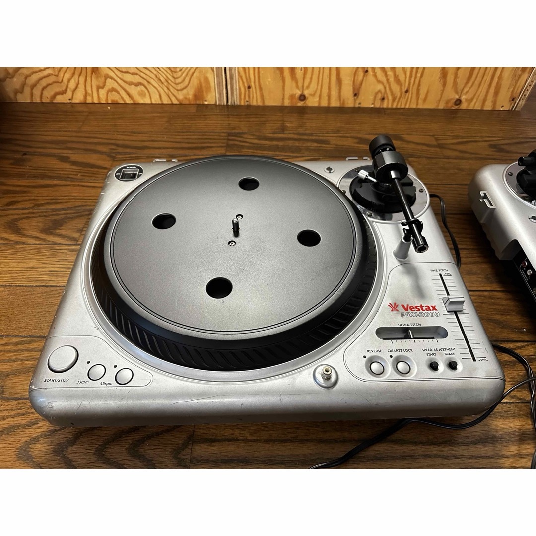 VESTAX PDX 2000 ターンテーブル2台  楽器のDJ機器(ターンテーブル)の商品写真