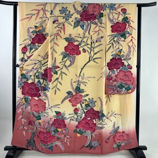 振袖 身丈159cm 裄丈63cm 正絹 名品 【中古】(着物)