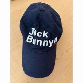 JACK BUNNY!! BY PEARLY GATES - ジャックバニー　パーリーゲイツ　キャップ　ネイビー　レディース　