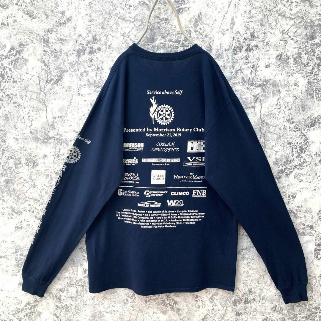 DELTA(デルタ)のIT53 US古着デルタ米国スポーツイベント協賛企業バックプリントロングTシャツ メンズのトップス(Tシャツ/カットソー(七分/長袖))の商品写真