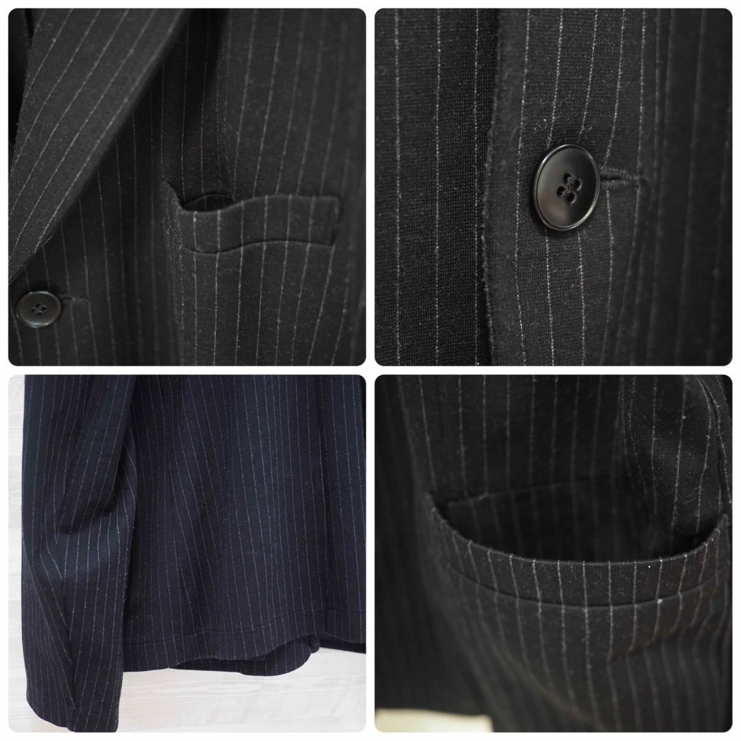 agnes b.(アニエスベー)のagnes b. homme 21SS ストライプジャージースーツ-Blk/2 メンズのスーツ(セットアップ)の商品写真