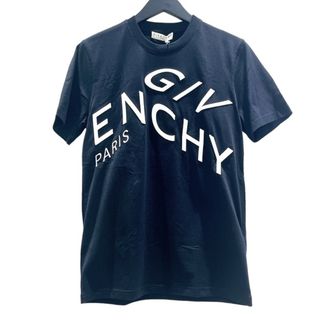 　ジバンシィ GIVENCHY ロゴ刺繍Tシャツ BM70YC3002 コットン メンズ 半袖Ｔシャツ